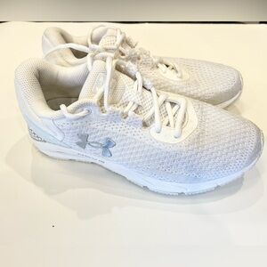 Under Armour HOVR Intake 6 White Athletic Shoes
